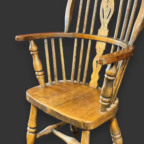 Oak and Yew Windsor Childs Chair image-4