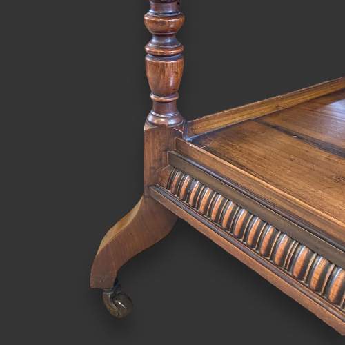 Late 19th Century Walnut and Mahogany Octagonal Table image-2