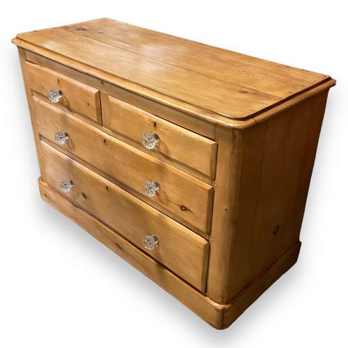 Victorian Pine Chest of Drawers image-1