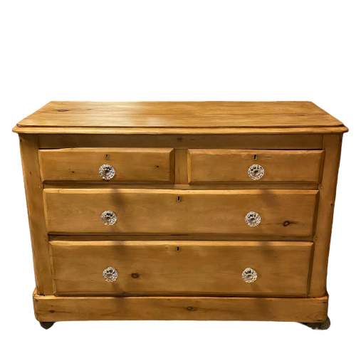 Victorian Pine Chest of Drawers image-4