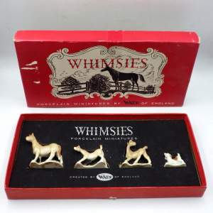 Wade Whimsies 1950s Porcelain Rare No.5 Set Boxed