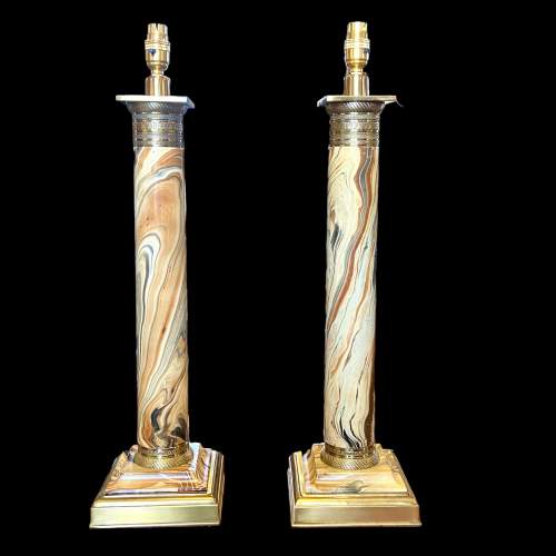 Pair of 20th Century Paul Hanson Table Lamps image-2