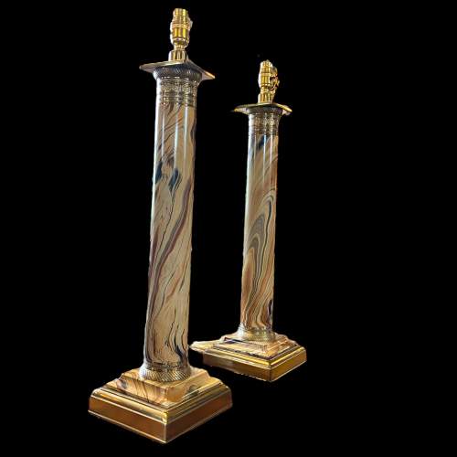 Pair of 20th Century Paul Hanson Table Lamps image-6