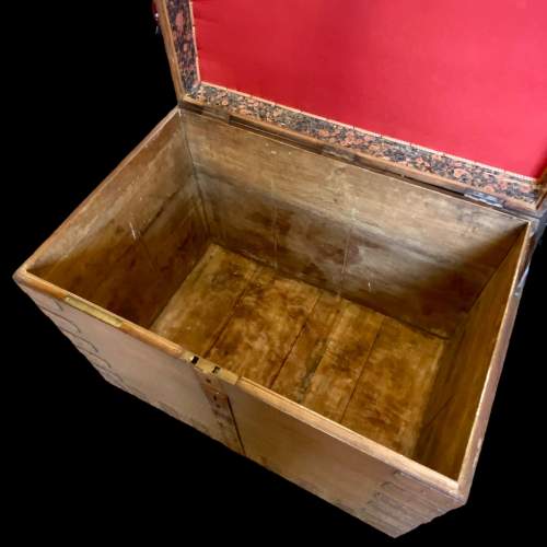 Victorian Oak and Iron Silver Chest image-5