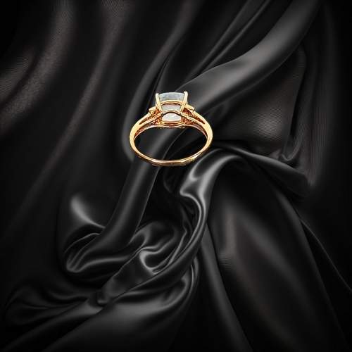 Rutilated Quartz Gold Ring image-3