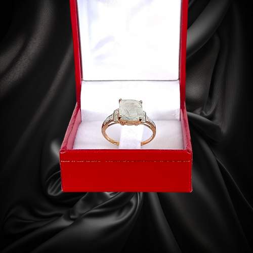 Rutilated Quartz Gold Ring image-5