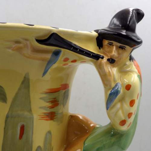 Burleigh Ware 1930s Art Deco Pottery Pied Piper Jug image-2