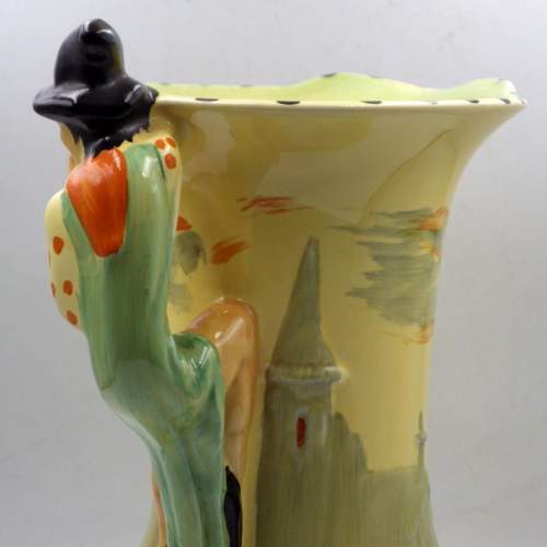 Burleigh Ware 1930s Art Deco Pottery Pied Piper Jug image-3