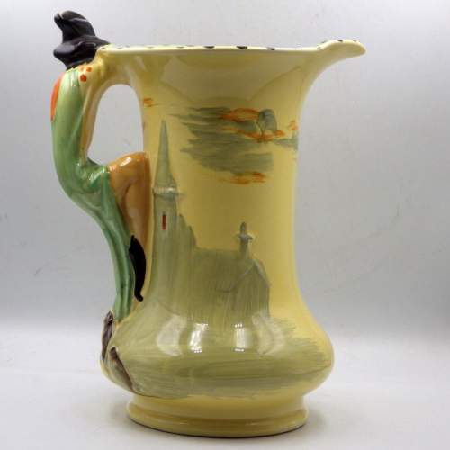 Burleigh Ware 1930s Art Deco Pottery Pied Piper Jug image-4