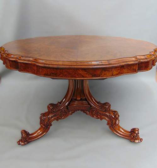 A Fabulous Burr Walnut Table image-1