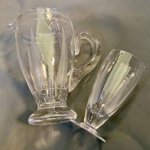 Stuart Crystal Woodchester Cut Glass Lemonade Set image-6