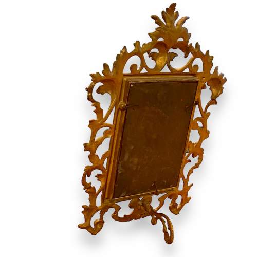 Beautiful Vintage Gilt Metal Picture Frame image-4