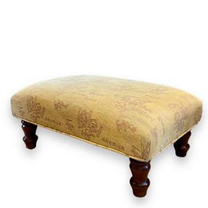 Large Upholstered Footstool