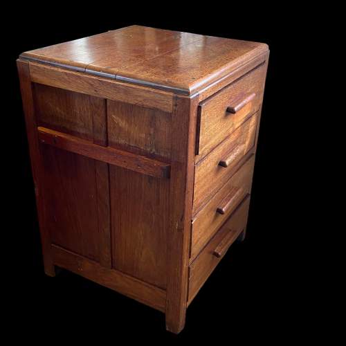 Pair of Mid 20th Century Walnut Bedside Chests image-3