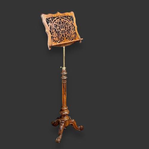 Victorian Walnut Music Stand image-1