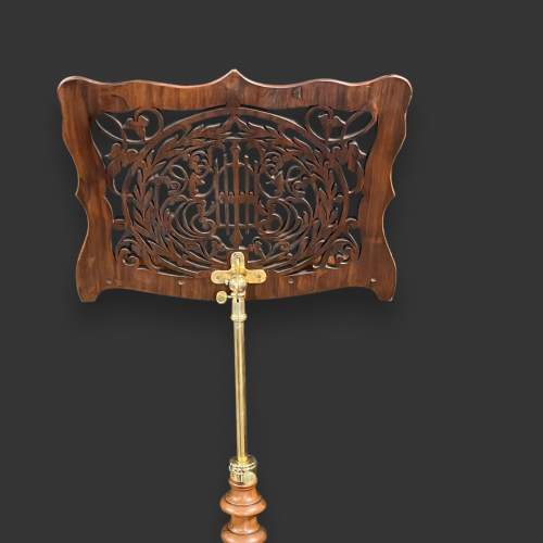 Victorian Walnut Music Stand image-4