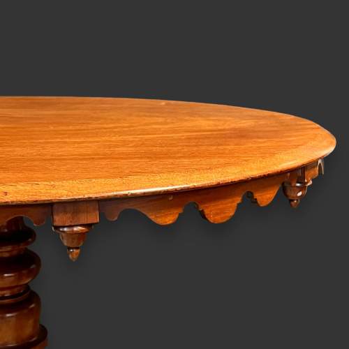 Victorian Mahogany Tilt Top Occasional Table image-4