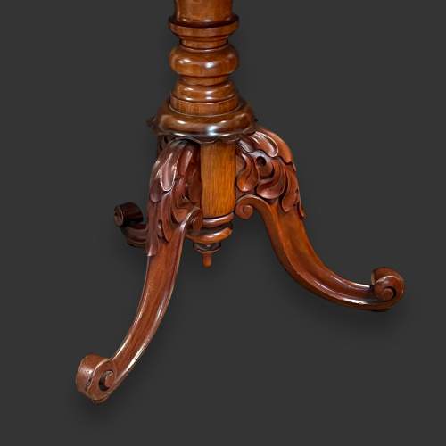 Victorian Mahogany Tilt Top Occasional Table image-6