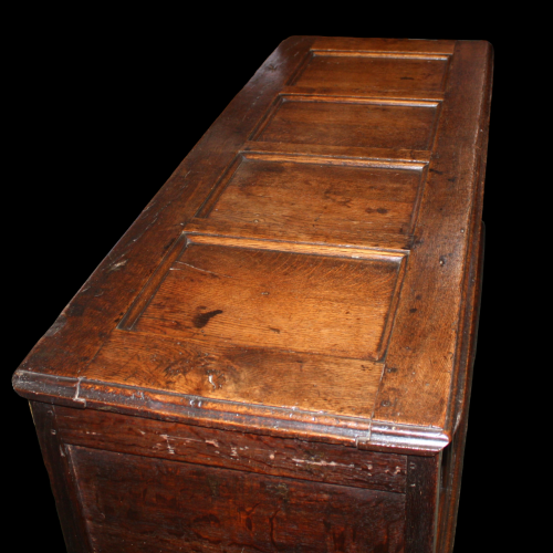 18th Century English Oak Blanket Box Coffer image-3