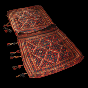 Early C20th Decorative Persian Wool Camel Saddle Storage Bag