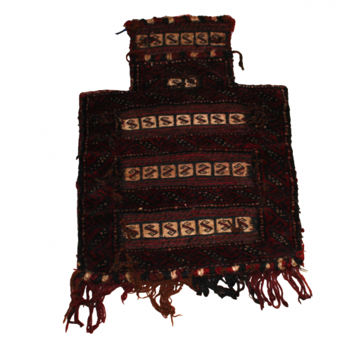 Old Handcrafted Wool Salt Bag from Khorāsān North East Persia image-1