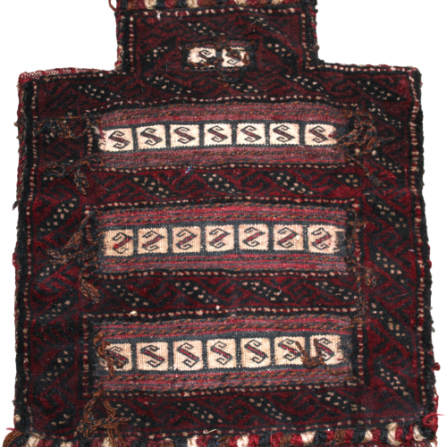 Old Handcrafted Wool Salt Bag from Khorāsān North East Persia image-2