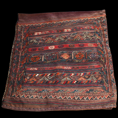 Very Old  Wool Persian Storage Bag. Khorasan Quechan.Iran image-1