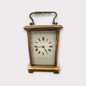 An Early 20th Century Brass Cased Carriage Clock