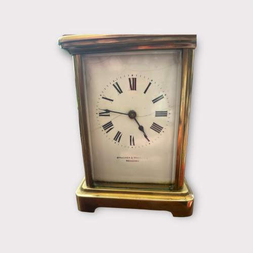 An Early 20th Century Brass Cased Carriage Clock image-2