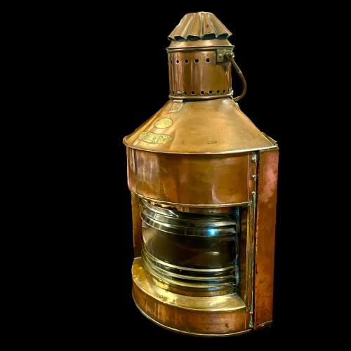 Pair of Large Copper Port & Starboard Ships Lanterns image-6