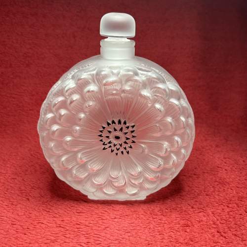 Lalique Dahlia Pattern Large Scent Bottle circa 1960 image-1