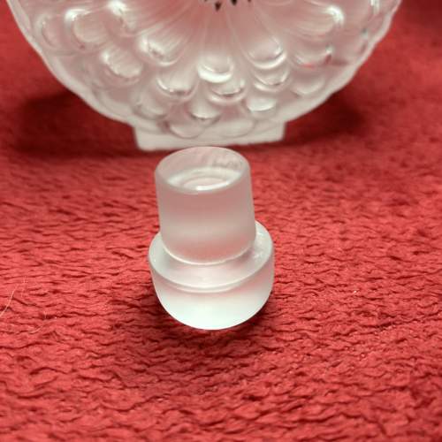 Lalique Dahlia Pattern Large Scent Bottle circa 1960 image-5