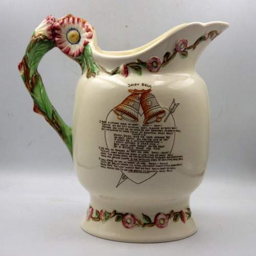 Crown Devon 1930s Fieldings Pottery Musical Jug - Daisy Bell image-2