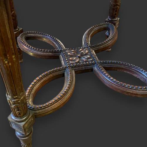 Italian 19th Century Carved Walnut Occasional Table image-2