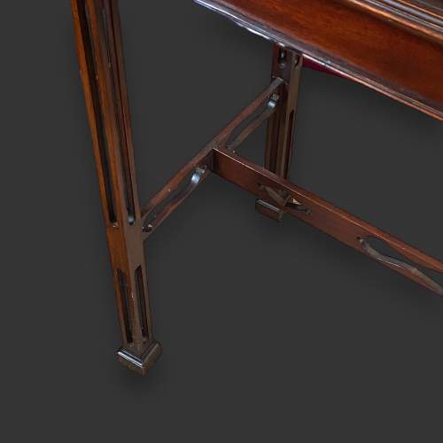 George III Style Mahogany Silver Table image-5