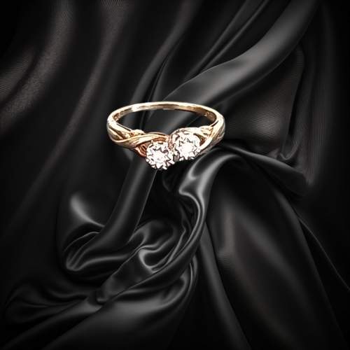 Gold Diamond Ring image-1