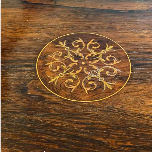 Edwardian Inlaid Rosewood Plant Table image-2