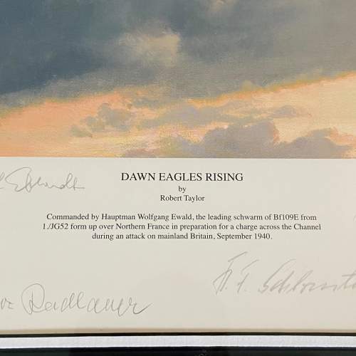 Dawn Eagles Rising Limited Edition Signed Print by Robert Taylor image-3