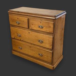 Edwardian Rustic Pitch Pine Chest of Drawers