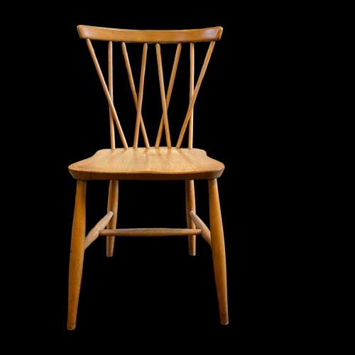 Ercol Elm and Beech Candlestick Chair image-1