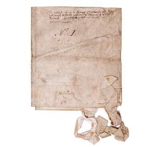 Antique 16th Century Handwritten Document