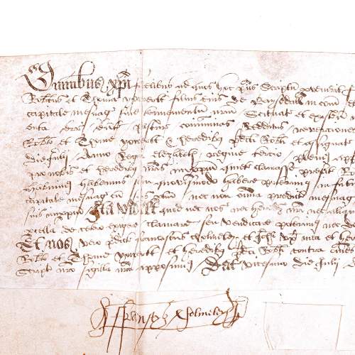 Antique 16th Century Handwritten Document image-4