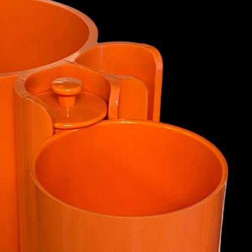 1970s Orange Plastic Lemonade Set by Jean Pierre Vitrac image-5