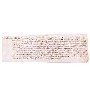 Antique 16th Century Handwritten Latin Document