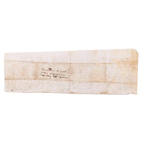 Antique 16th Century Handwritten Latin Document image-2