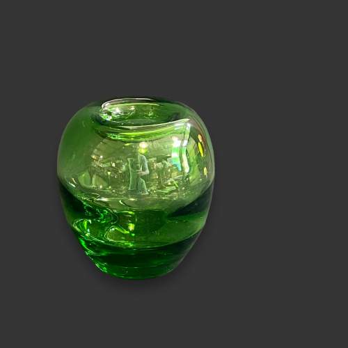 Uranium Glass Vase image-1