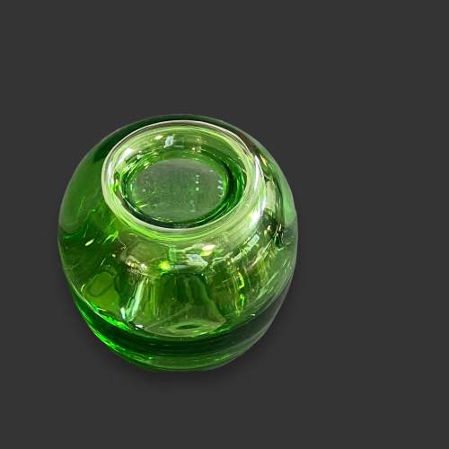 Uranium Glass Vase image-2