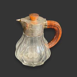 WMF Glass and Silver Plated Pitcher