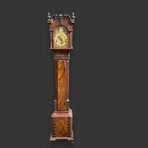 20th Century Chippendale Style Grandmother Clock