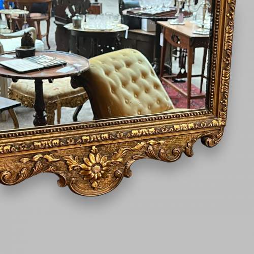 19th Century Large Gilt Framed Wall Mirror image-5